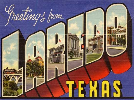 Cartelera de bienvenidos a Laredo Texas