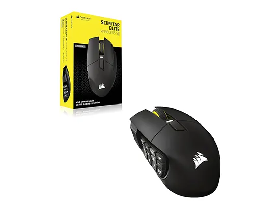 Corsair Scimitar Elite: mouse inalámbrico con 16 botones Corsair Scimitar Elite