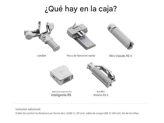 Estabilizador DJI Mini Combo RS 4 con seguimiento inteligente Alienware Monitor curvo AW3425DW